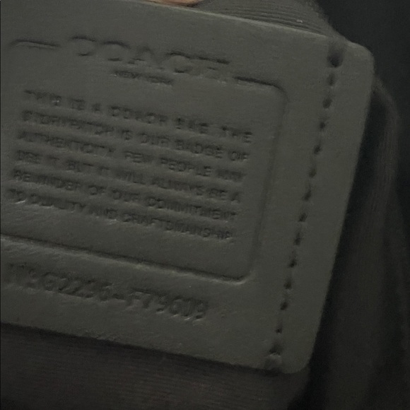 Coach Dark Brown Tote with Black Accents - Picture 4 of 7